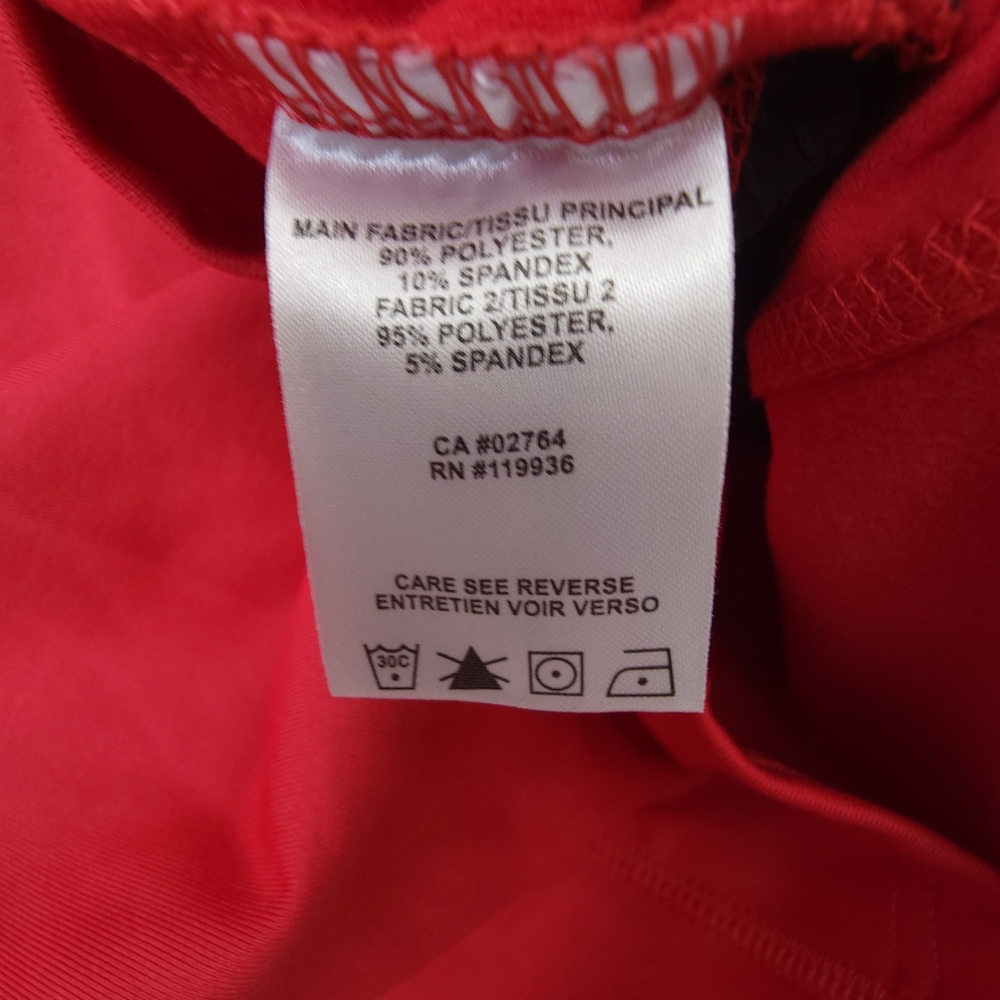N'Vo Womens 1/4 Zip Long Sleeve Shirt Pullover Size Large Red UPF 40+ NWT - Picture 3 of 7